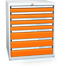 Schubladenschränke 840 x 710 x 600 - 7x Schubladen